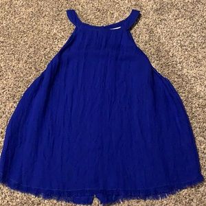 Altar’d State Blue Halter Top